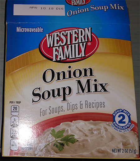 Gilster-Mary Lee Corp. Issues a Recall For Undeclared Egg Noodles in Western Family Onion Soup Mix